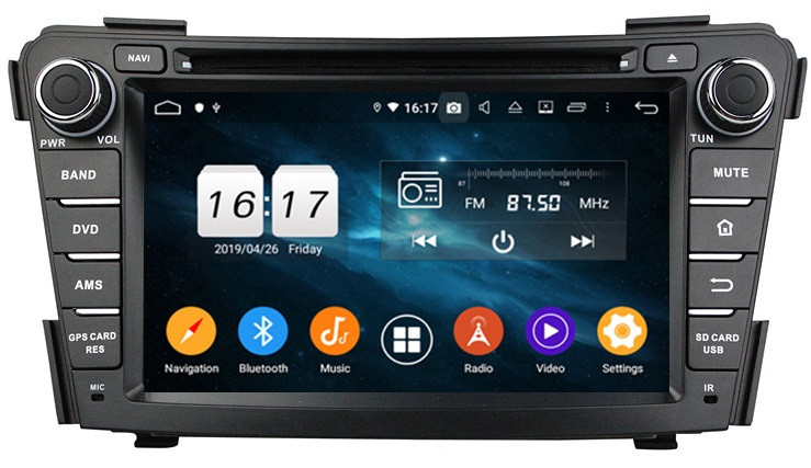 BULLTRONICS KLI40DVD AUTORÁDIO PRO HYUNDAI I40 ANDROID